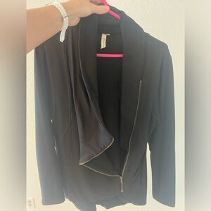 Black Jacket with side zipper